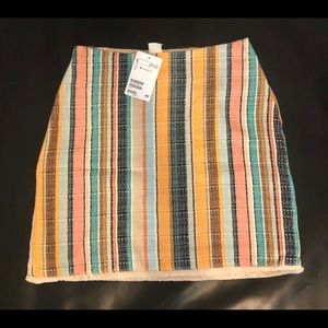 H&M Striped pattern skirt Size 2